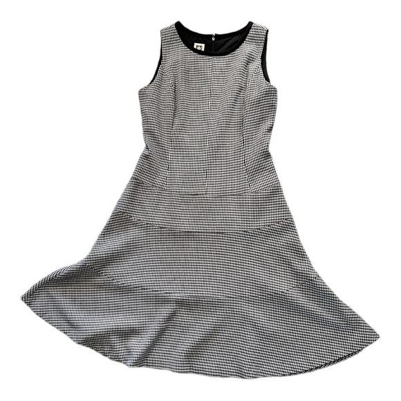 Ann Klein houndstooth sleeveless dress size 4 - Picture 4 of 7